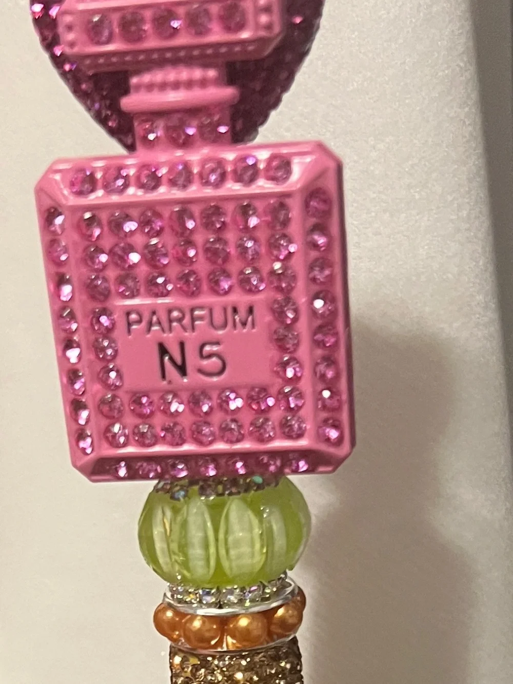 Glitter Gem Decorative Pens - Purple & Pink Accents